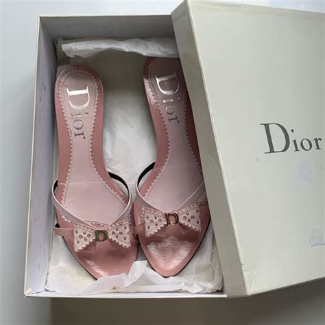 pink dior boots|pink dior kitten heels.